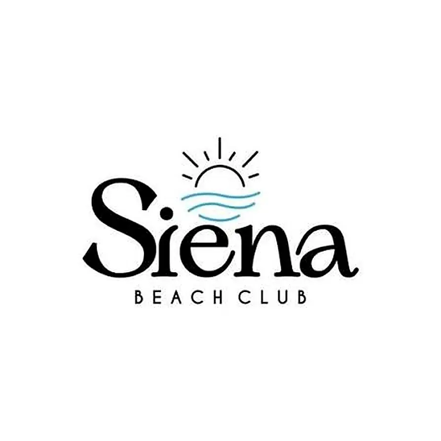 Logo do Siena Beach Club, quadras de beach tennis em Caraguatatuba